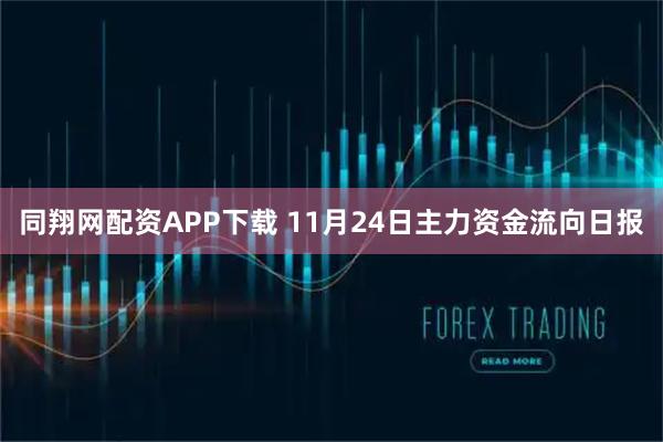 同翔网配资APP下载 11月24日主力资金流向日报