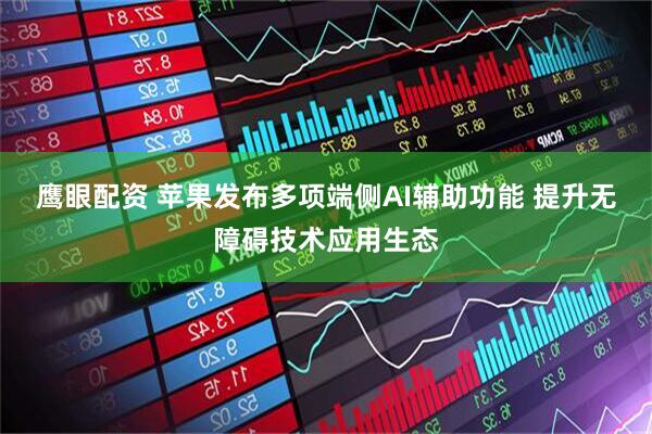 鹰眼配资 苹果发布多项端侧AI辅助功能 提升无障碍技术应用生态